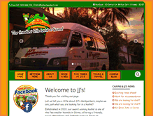 Tablet Screenshot of jjsbackpackers.com